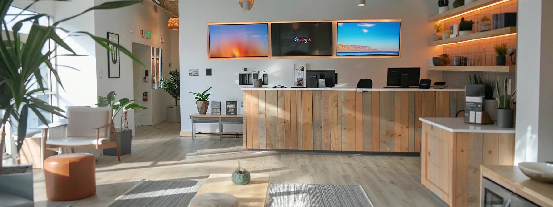 a photo of a Google business profile GBP